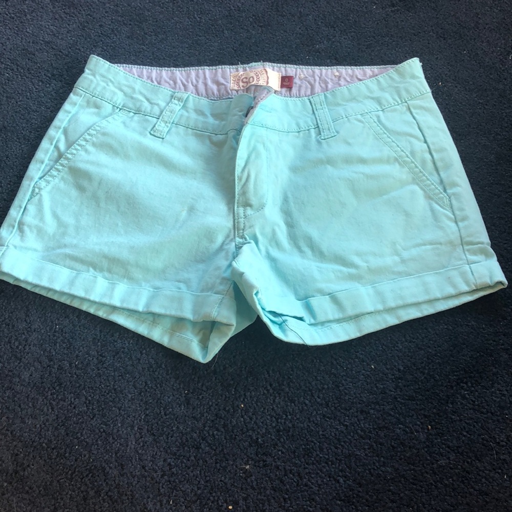 Blue jean shorts